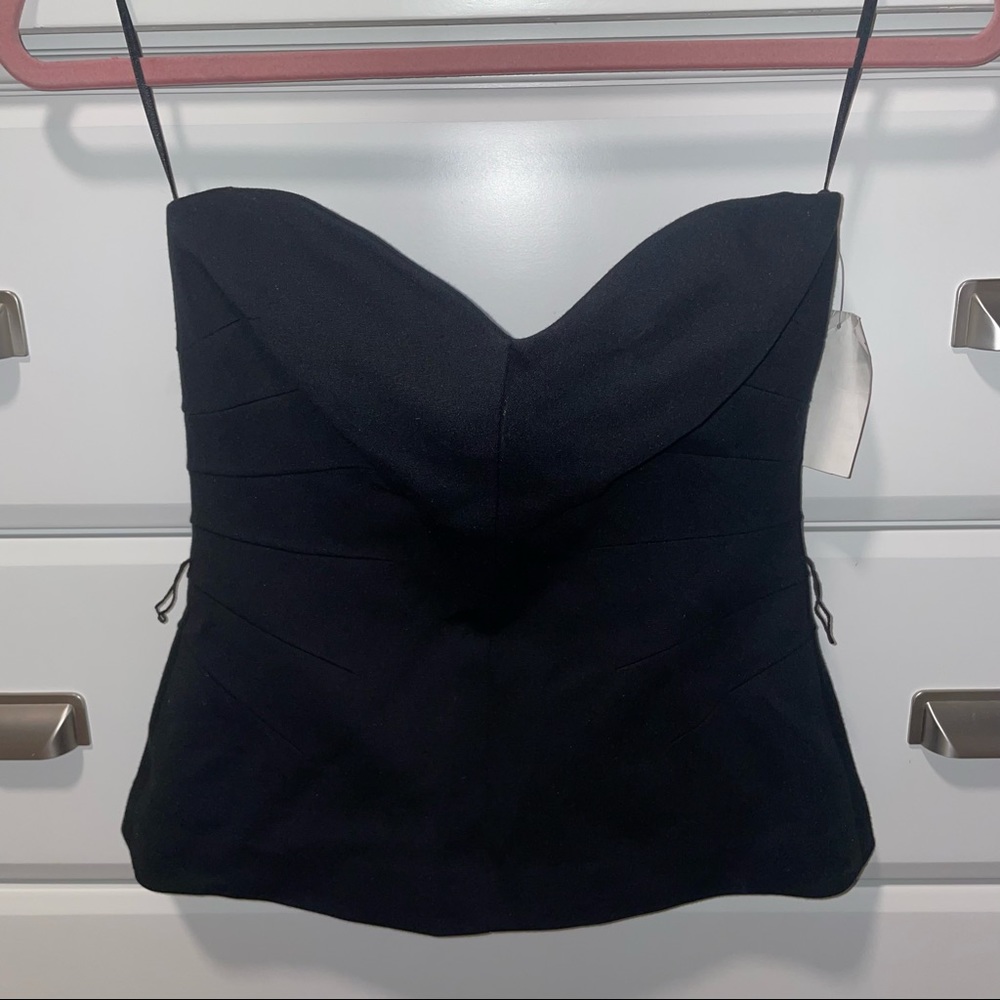 Strapless Trina Turk top